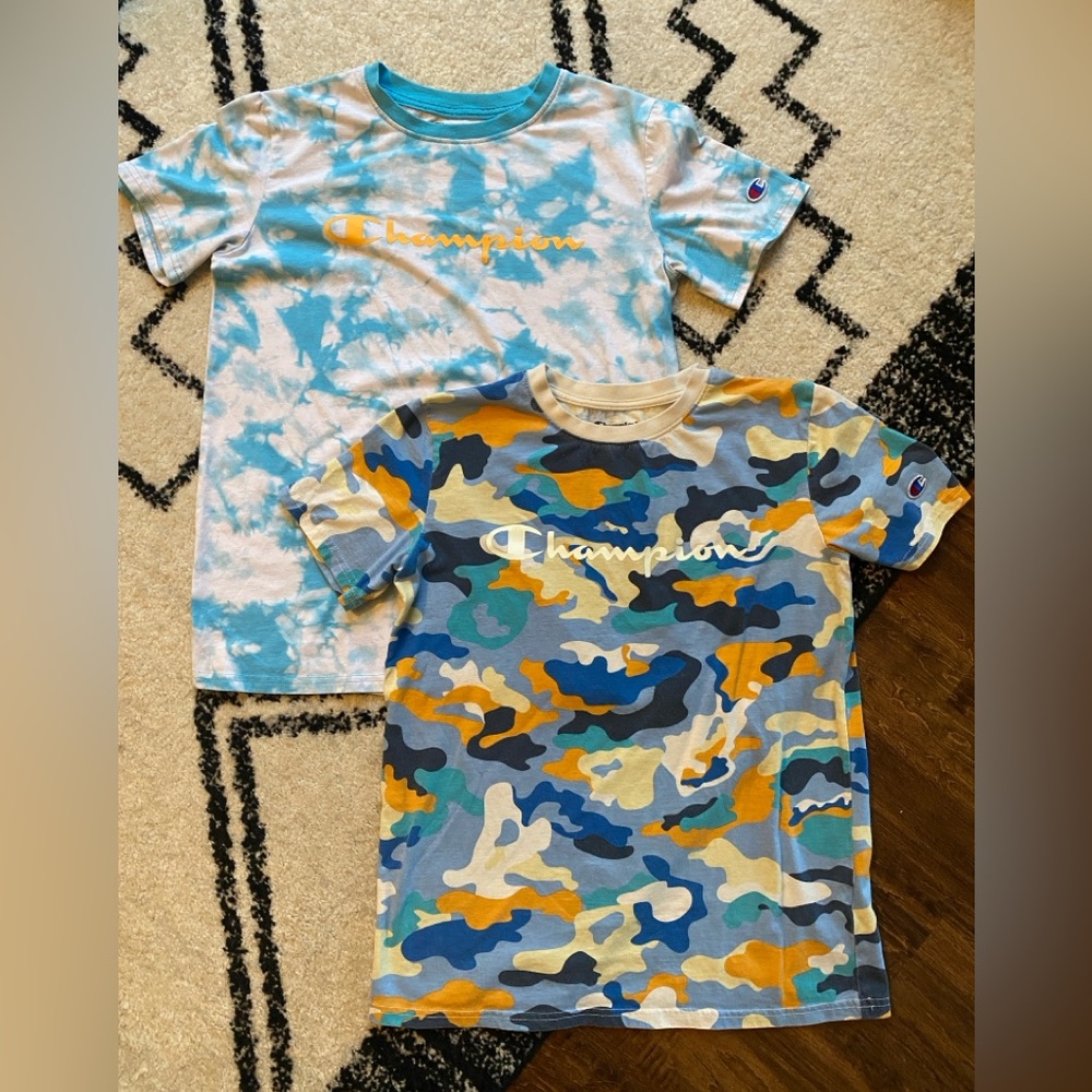 🔥3 for $10🔥 Bundle of 2 Champion Shirts Size Youth XL